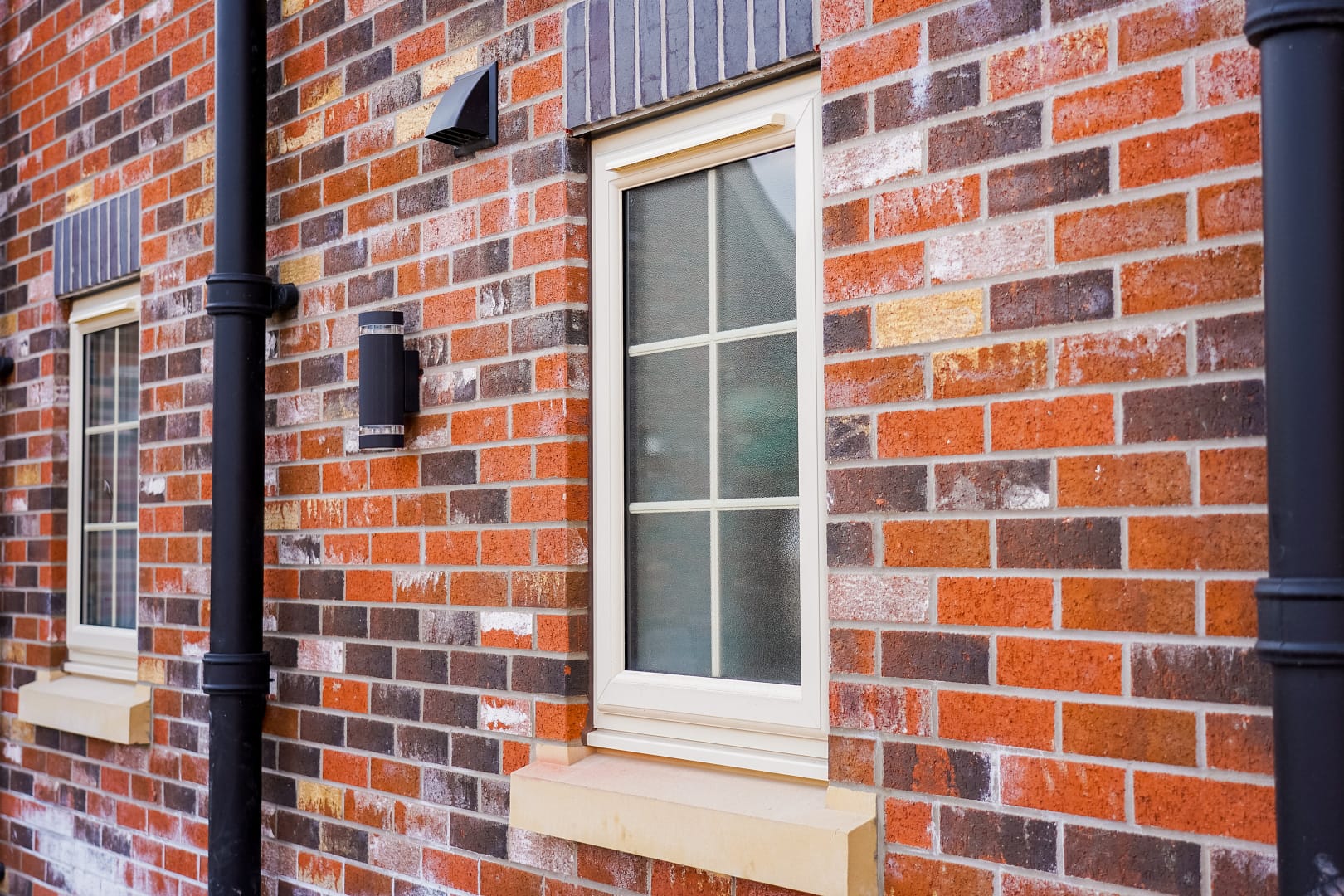 cream window