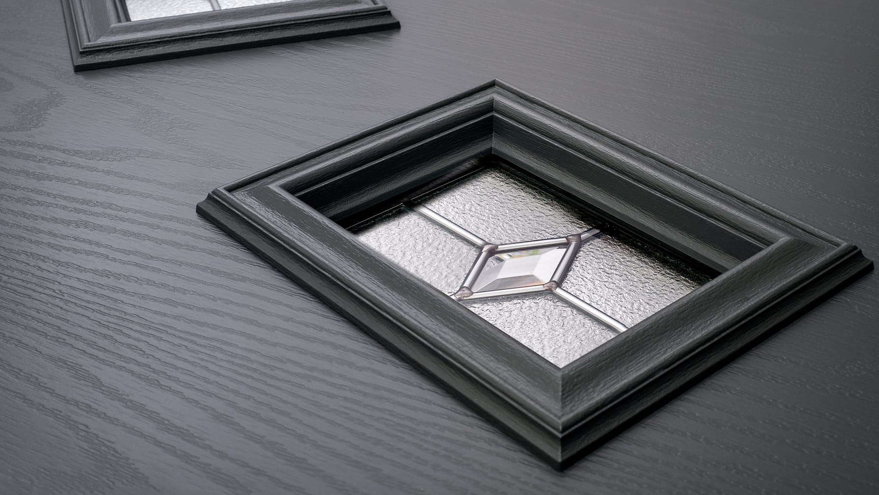 close up of a composite door