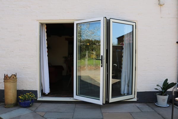 two panel bifold door