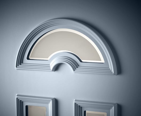 close up of upvc door