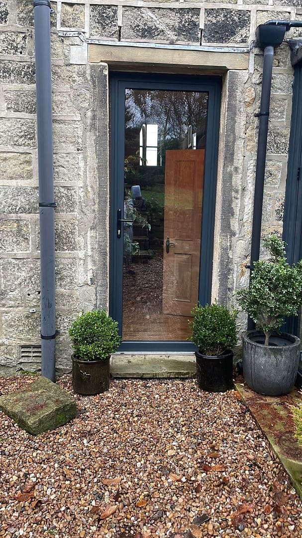 cottage style glazed door