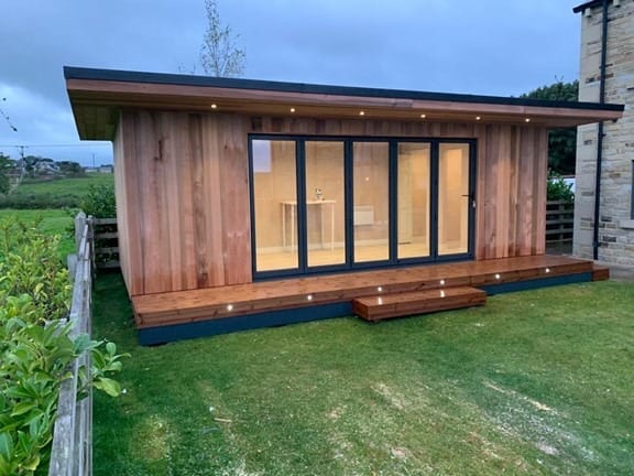 five pane bifolding door installation