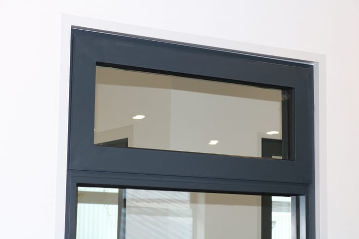 aluminium window with triple glazing