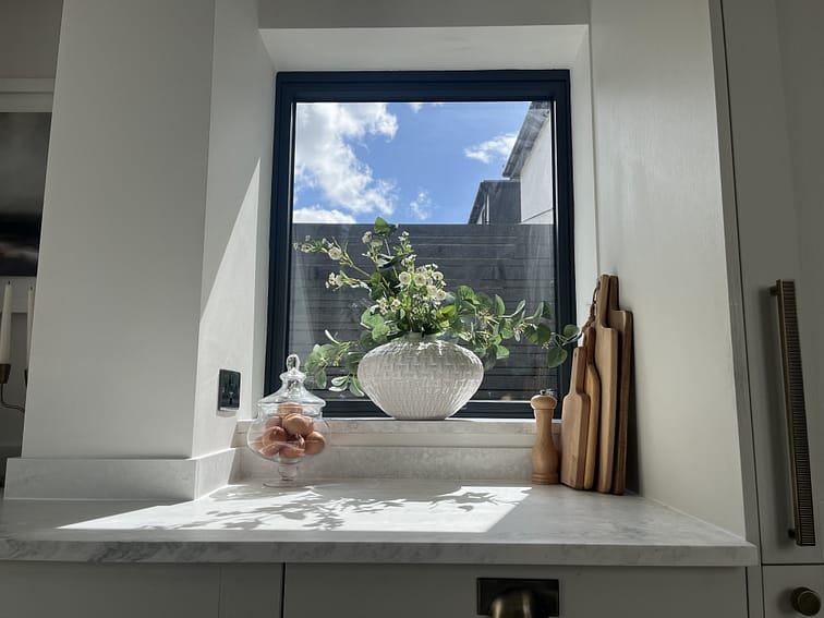 aluminium window in kitchen