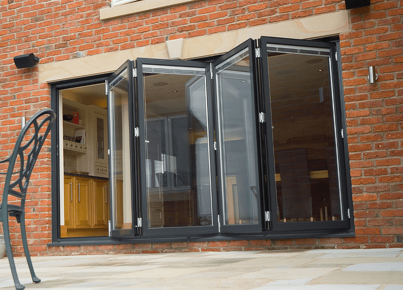 aluminium bifold door opening