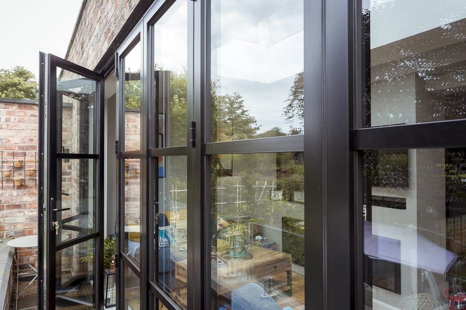traffic door on bifold